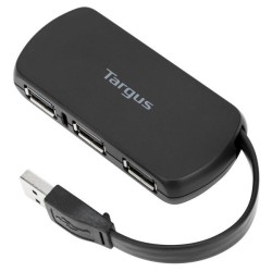 Targus ACH114EU hub & concentrateur USB 2.0 480 Mbit/s Noir | JDB-Info