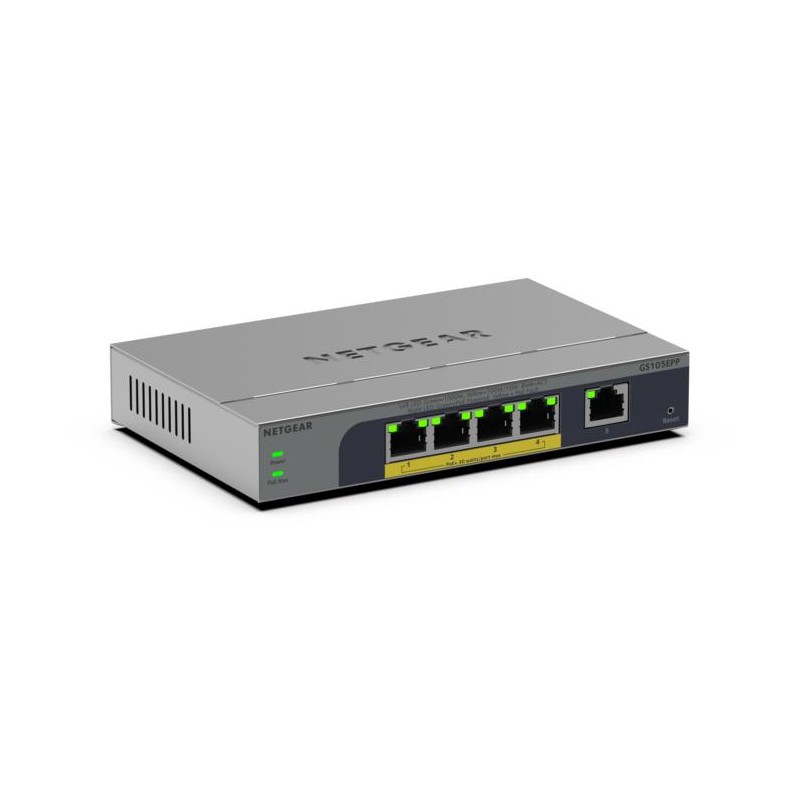 NETGEAR GS105EPP Non-géré Gigabit Ethernet (10/100/1000) Co | JDB-Info