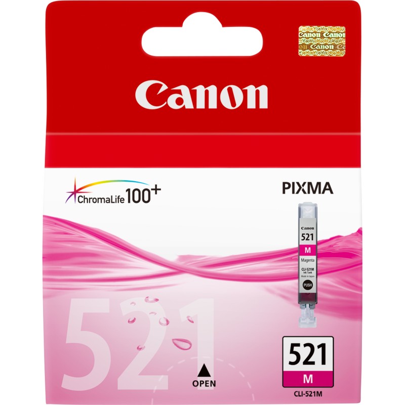 Canon Cartouche d'encre magenta CLI-521M | JDB-Info