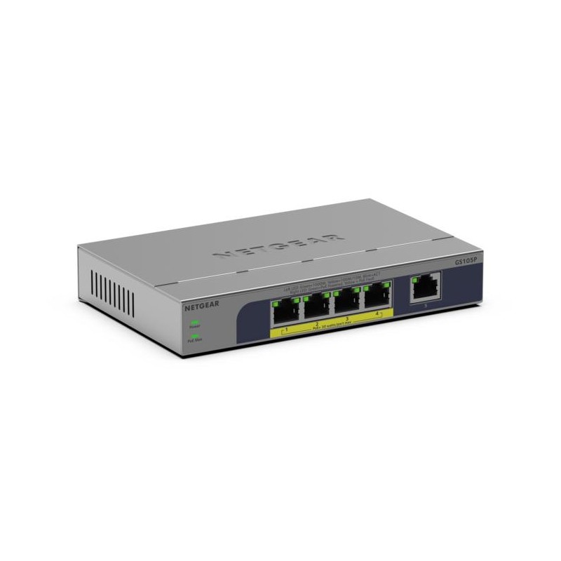 NETGEAR GS105P Non-géré Gigabit Ethernet (10/100/1000) Conn | JDB-Info