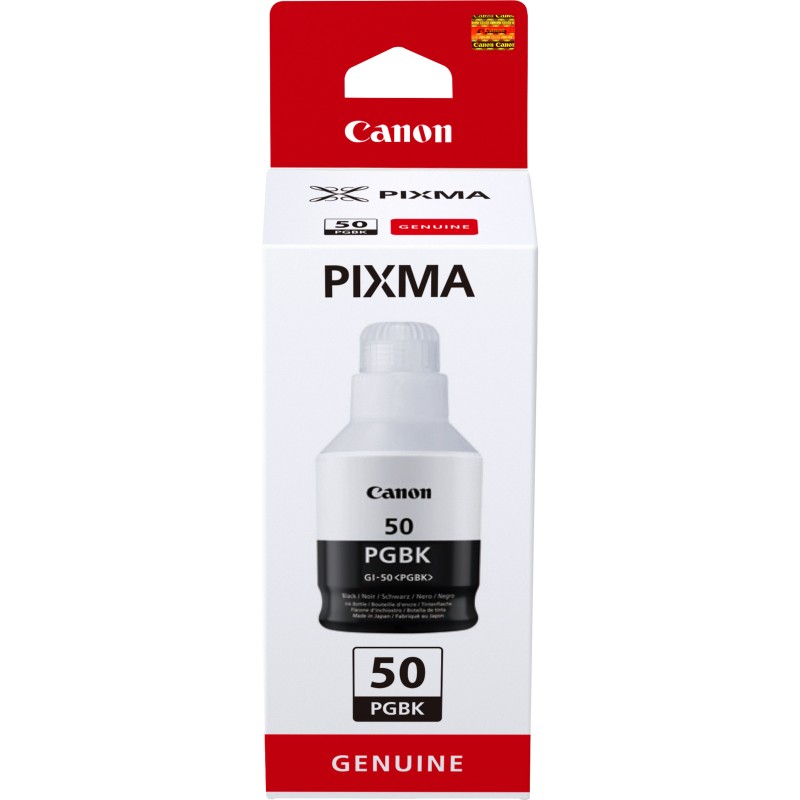 Canon GI-50 PGBK, haut rendement, bouteille d'encre, noire | JDB-Info