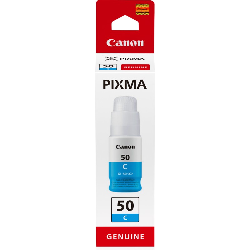 Canon GI-50 C, haut rendement, bouteille d'encre, Cyan | JDB-Info