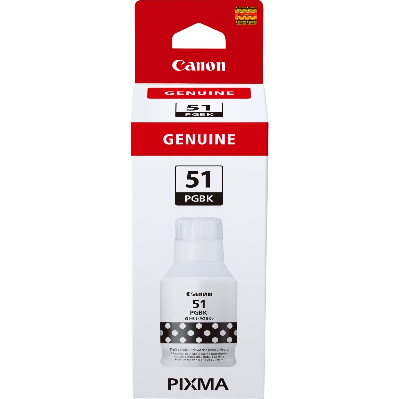 Canon GI-51PGBK, haut rendement, bouteille d'encre, noir | JDB-Info
