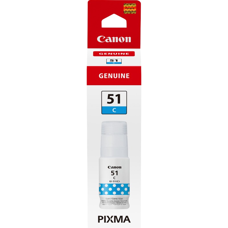 Canon GI-51C, haut rendement, bouteille d'encre, cyan | JDB-Info