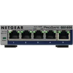 NETGEAR GS105E-200PES commutateur réseau Géré L2/L3 Gigabit | JDB-Info