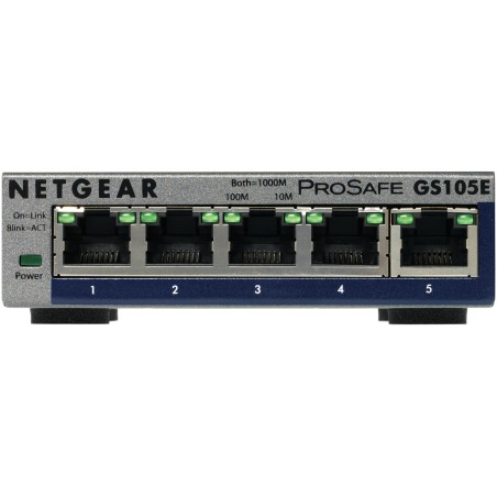 NETGEAR GS105E-200PES commutateur réseau Géré L2/L3 Gigabit | JDB-Info