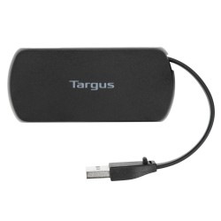 Targus ACH114EU hub & concentrateur USB 2.0 480 Mbit/s Noir | JDB-Info