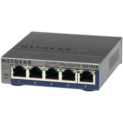 NETGEAR GS105E-200PES commutateur réseau Géré L2/L3 Gigabit | JDB-Info