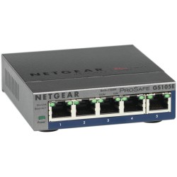 NETGEAR GS105E-200PES commutateur réseau Géré L2/L3 Gigabit | JDB-Info