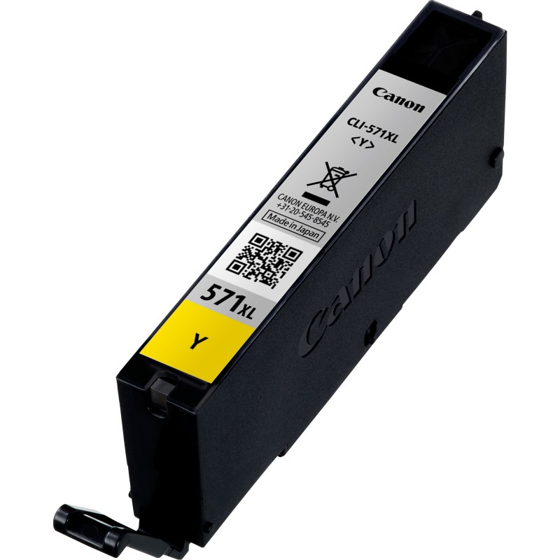 Canon Cartouche d'encre jaune à haut rendement CLI-571XL | JDB-Info