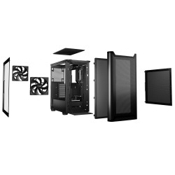 be quiet! PURE BASE 501 Airflow Window Black Midi Tower | JDB-Info