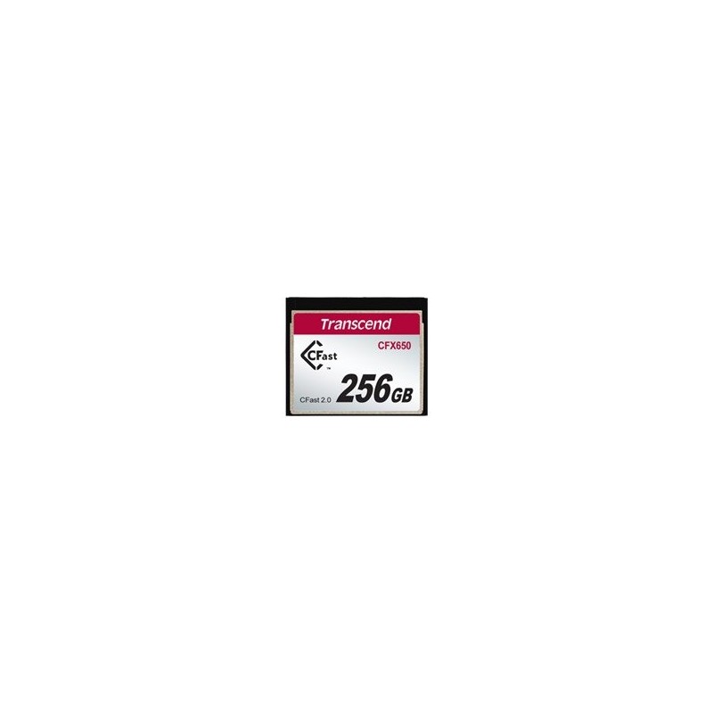 TRANSCEND 256Go CFast 2.0 Carte memoire flash Ultra-Haute Définition