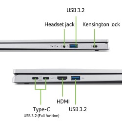 Acer Aspire Go 15 AG15-41P-R3TN AMD Ryzen™ 5 7535HS Ordinat | JDB-Info
