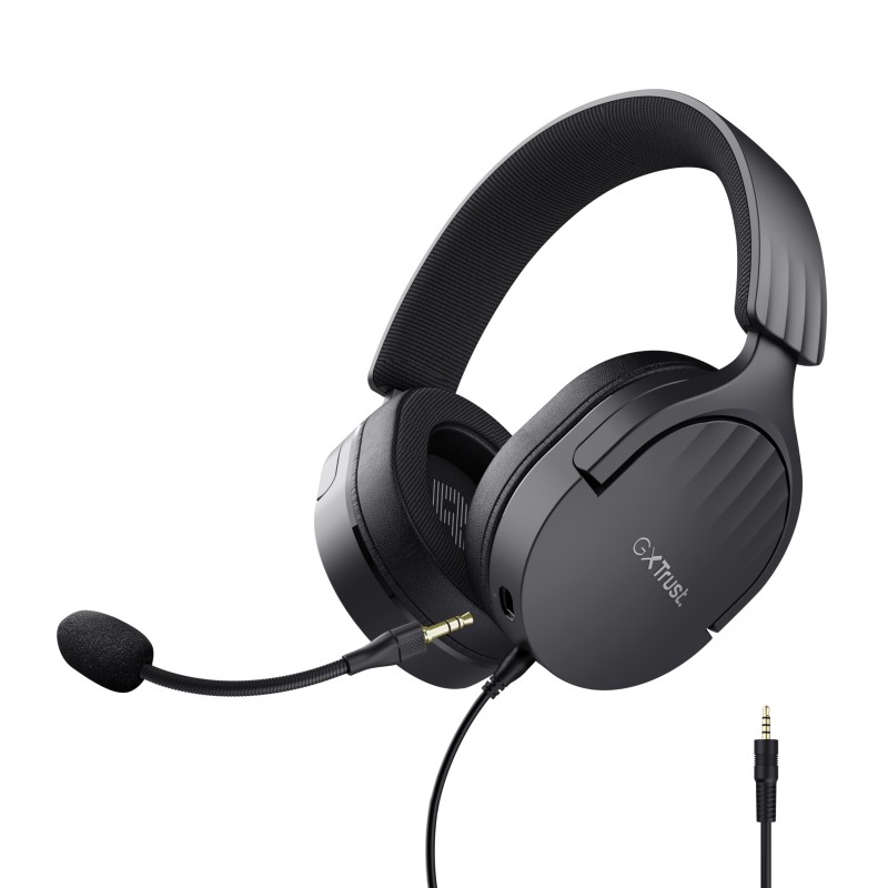 Trust GXT 489 FAYZO Casque Avec fil Arceau Gaming Noir | JDB-Info