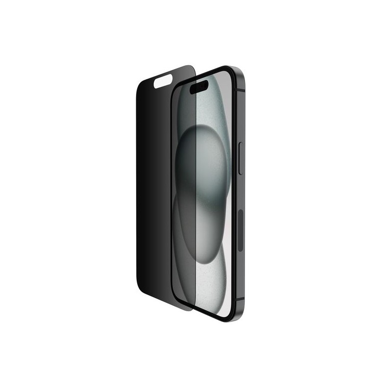 BELKIN ScreenForce Pro TemperedGlass Privacy AM Screen Protection for iPhone 15/14 Pro