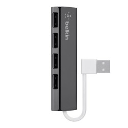 BELKIN Hub de Voyage 4 Ports USB 2.0 Noir