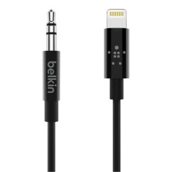 BELKIN Câble audio 3.5 mm avec connecteur Lightning 90cm