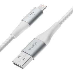 BELKIN BOOST CHARGE USB-A to Lightning Cable Braided 2M White