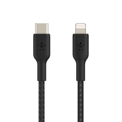 BELKIN BOOST CHARGE USB-C to Lightning Cable Braided 2M Black