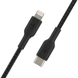 BELKIN BOOST CHARGE USB-C to Lightning Cable Braided 2M Black