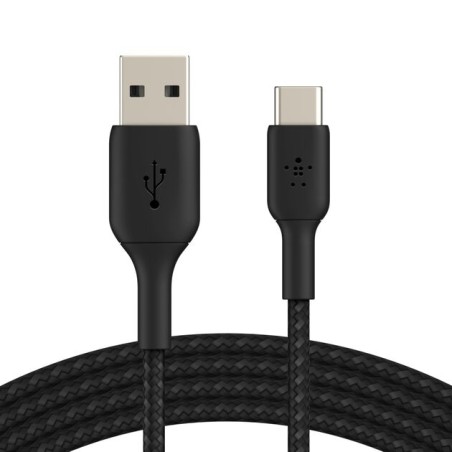 BELKIN BOOST CHARGE USB-A to USB-C Cable Braided 2M Black