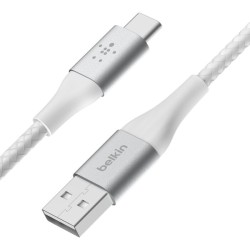 BELKIN BOOST CHARGE USB-A to USB-C Cable Braided 2M White