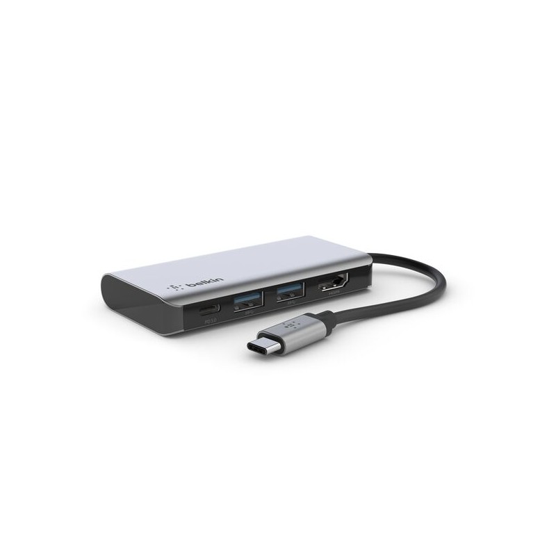 BELKIN Hub USB-C avec HDMI 2x USB-A 100W PD