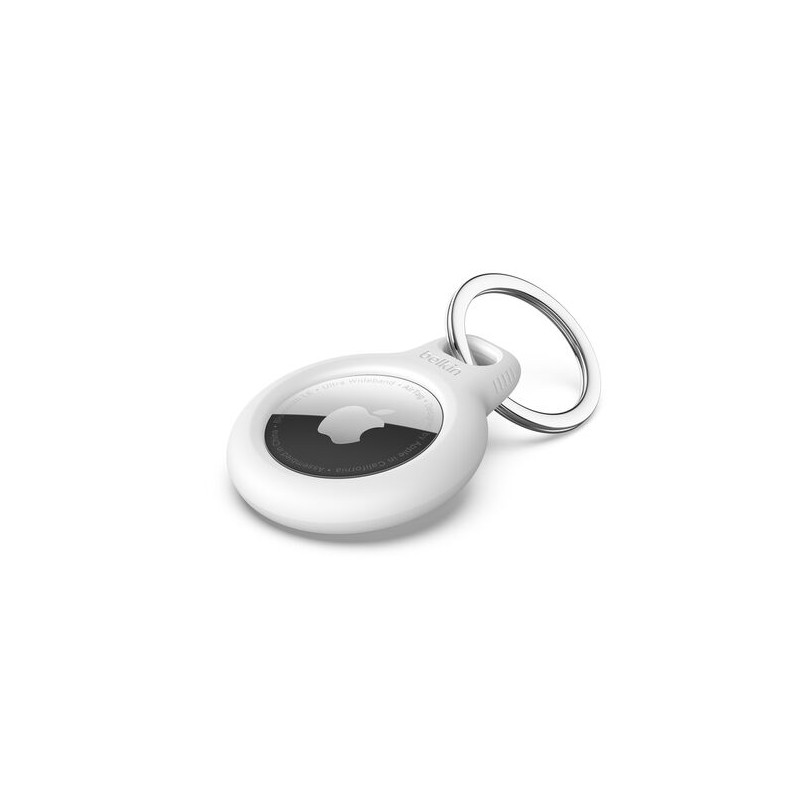 BELKIN Airtag Protection avec porte-clés Blanc
