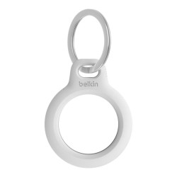 BELKIN Airtag Protection avec porte-clés Blanc