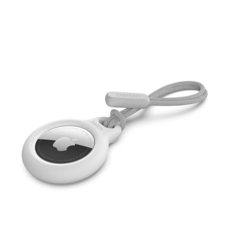 BELKIN Airtag Protection avec Cordon Blanc