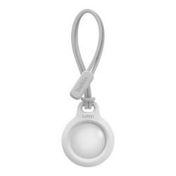BELKIN Airtag Protection avec Cordon Blanc