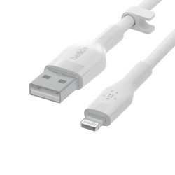 BELKIN Câble Silicon Ultra USB-A vers Lightning 2m Blanc