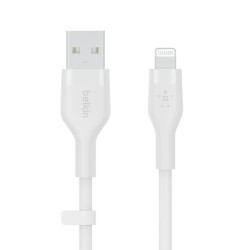 BELKIN Câble USB-A vers Lightning Silicon 3m Blanc