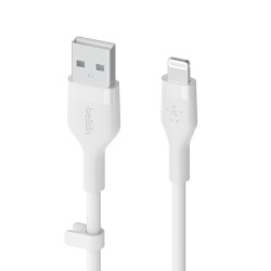 BELKIN Câble USB-A vers Lightning Silicon 3m Blanc