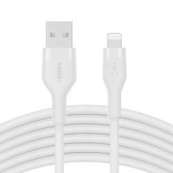 BELKIN Câble USB-A vers Lightning Silicon 3m Blanc