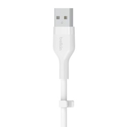 BELKIN Câble USB-A vers Lightning Silicon 3m Blanc