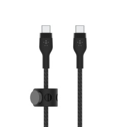 BELKIN Câble USB-C vers USB-C Silicon Tréssé 1m Noir