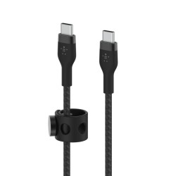 BELKIN Câble USB-C vers USB-C Silicon Tréssé 1m Noir