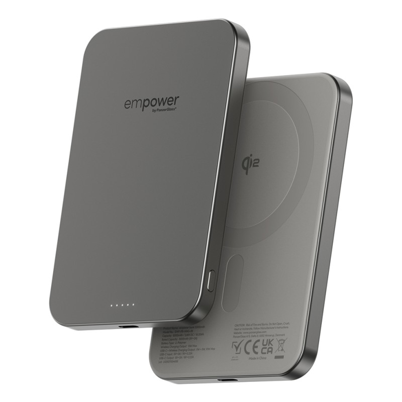 PanzerGlass empower™ by ® empower™ Bank | 5000mAh | Titaniu | JDB-Info