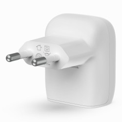 BELKIN Chargeur secteur USB-C PD 20W + cable 1m PVC C-LTG blanc