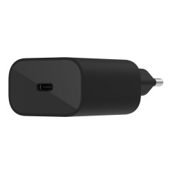 BELKIN BOOST CHARGE 25w USB-C PD PPS Single Wall Charger Black