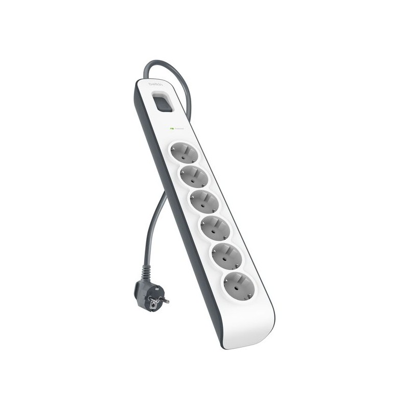 BELKIN 6-outlet Surge Protection Strip with 2M Power Cord