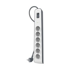 BELKIN 6-outlet Surge Protection Strip with 2M Power Cord