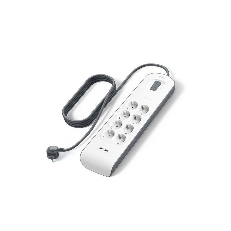BELKIN 2.4 Amp USB Charging 8-outlet Surge Protection Strip