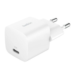 BELKIN 25W USBC PD WALL CHARGER WITH PPS WHITE