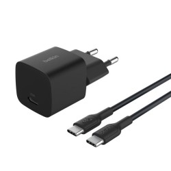 BELKIN 25W USB PD Wall Charger with PPS BLK w/1m C-C Cable