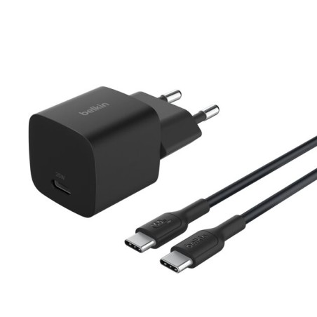 BELKIN 25W USB PD Wall Charger with PPS BLK w/1m C-C Cable