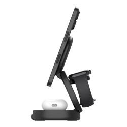 BELKIN BOOSTCHARGE Qi2 15w Z-Fold 3in1 Charging Stand Black