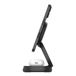 BELKIN BOOSTCHARGE Qi2 15w Z-Fold 2in1 Charging Stand Black