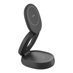 BELKIN BOOSTCHARGE Qi2 15w Z-Fold 2in1 Charging Stand Black